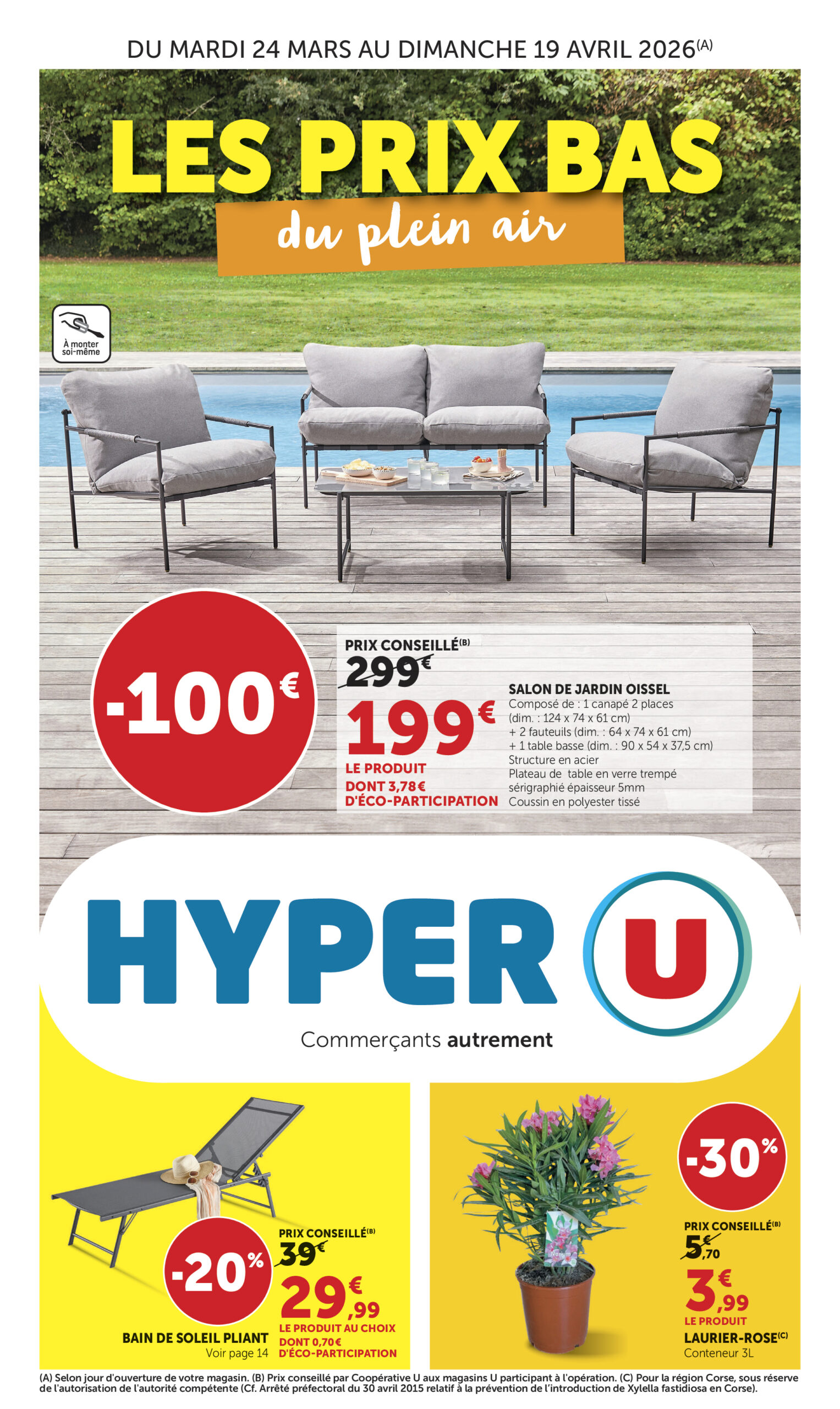 Catalogue Super U le jardin à prix bas