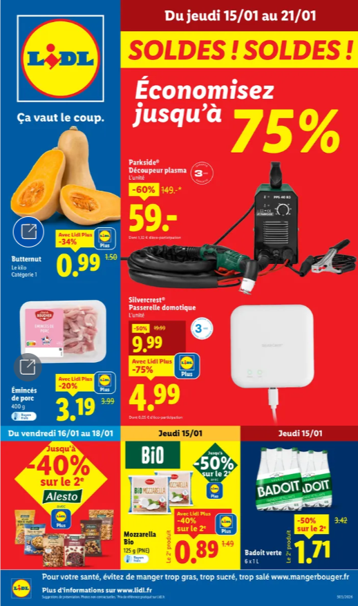 Catalogue Lidl cette semaine