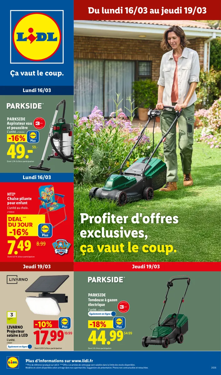 Catalogue Lidl non-alimentaire