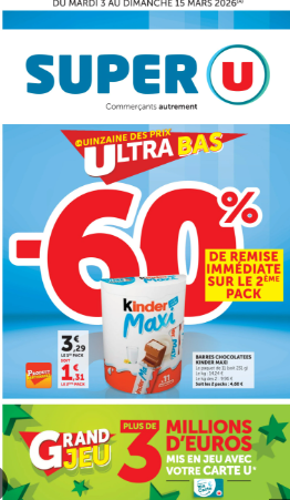 Catalogue Super U de cette semaine promos