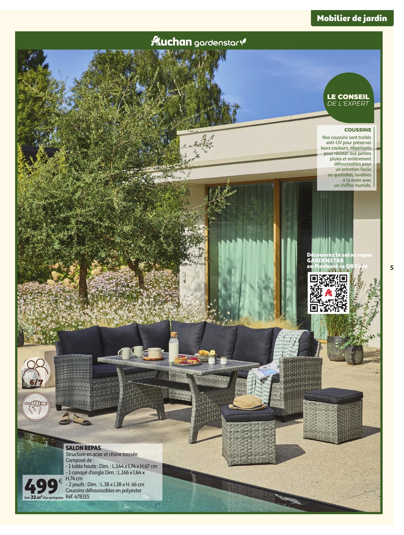 auchan catalogue jardinage meubles jardin - page 5