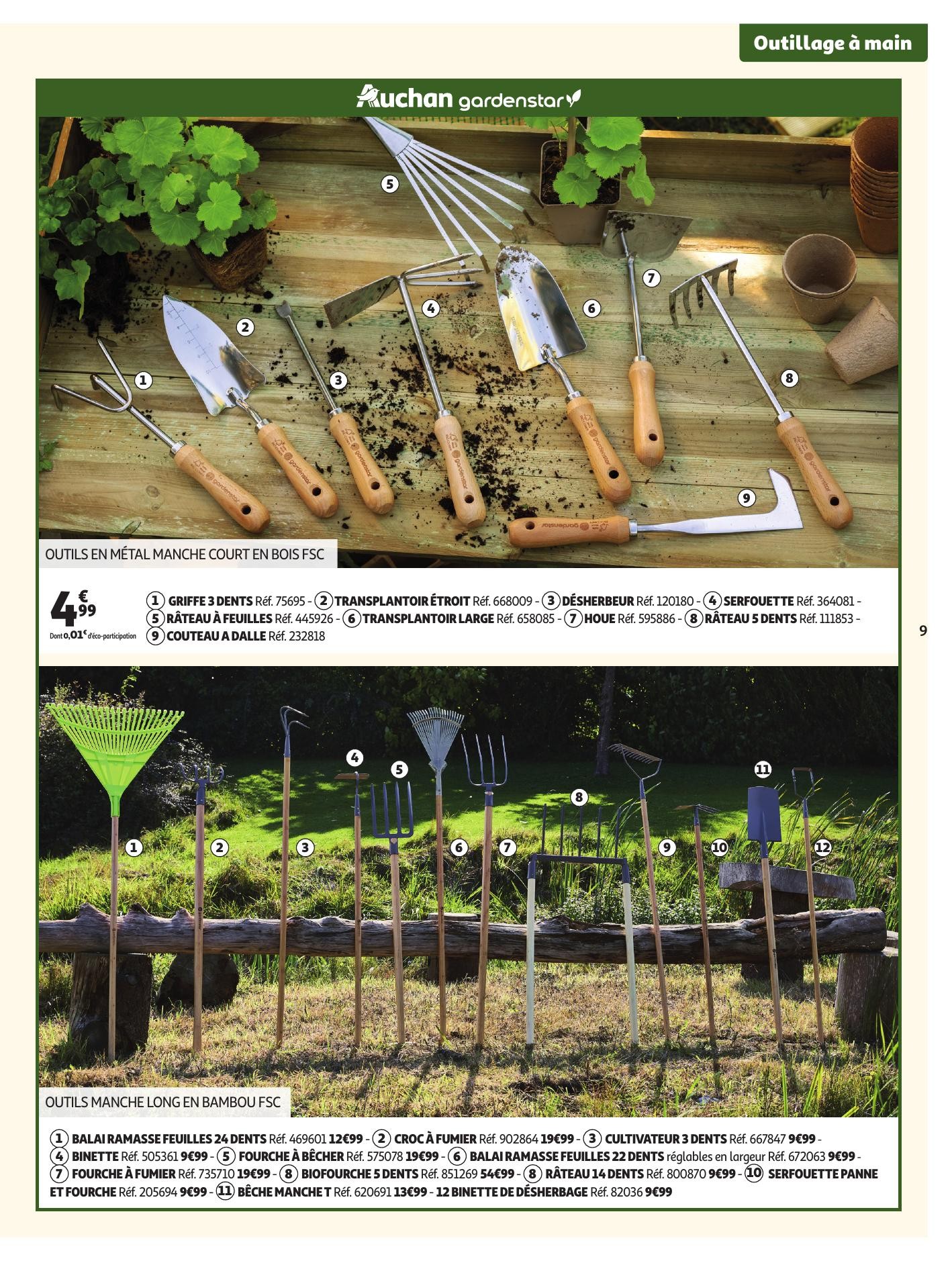 auchan catalogue jardinage meubles jardin - page 9