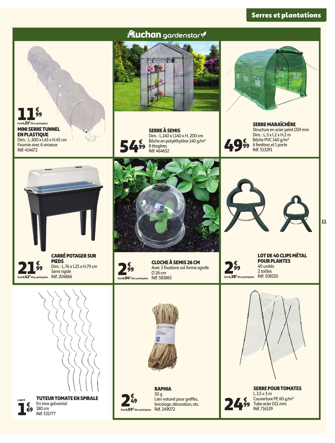 auchan catalogue jardinage meubles jardin - page 11