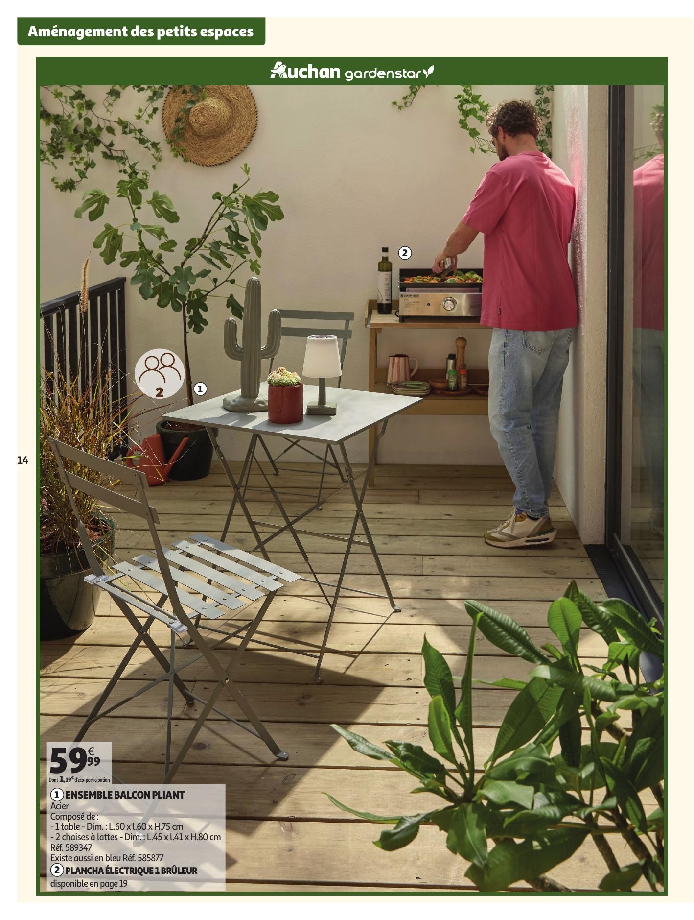 auchan catalogue jardinage meubles jardin - page 14