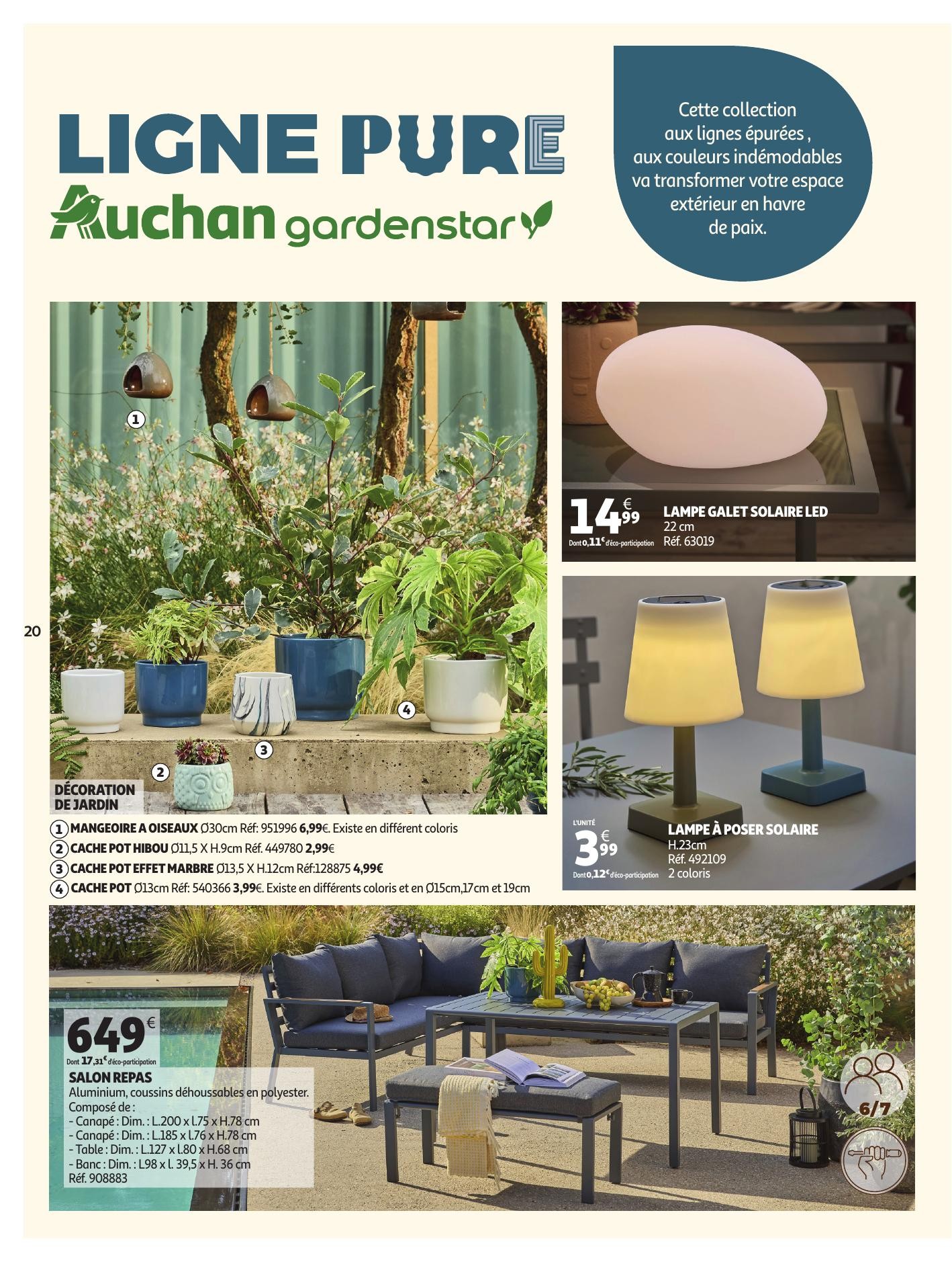 auchan catalogue jardinage meubles jardin - page 20