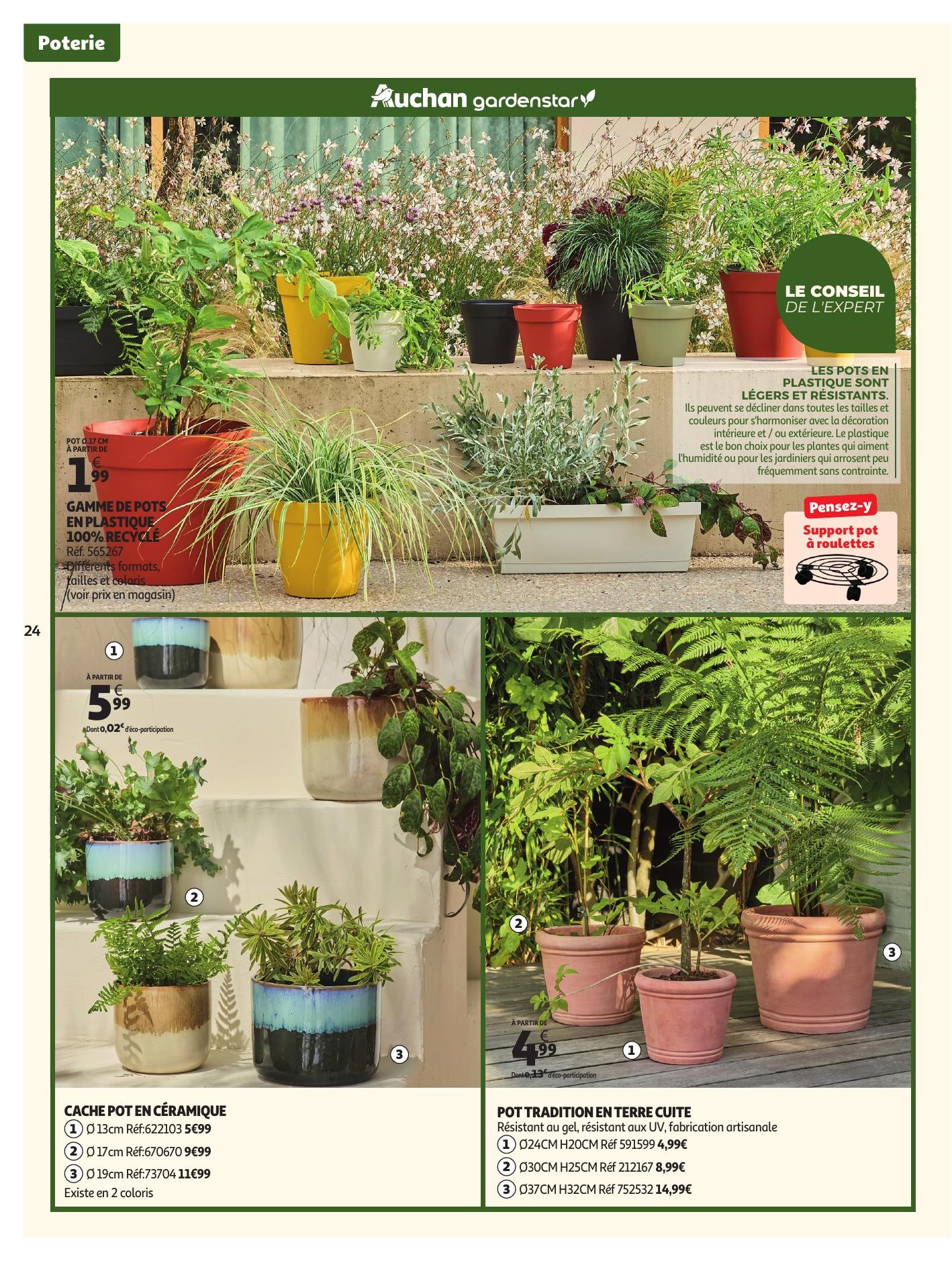 auchan catalogue jardinage meubles jardin - page 24