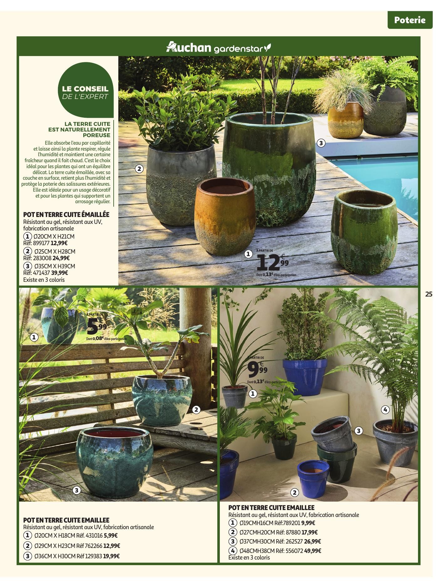 auchan catalogue jardinage meubles jardin - page 25