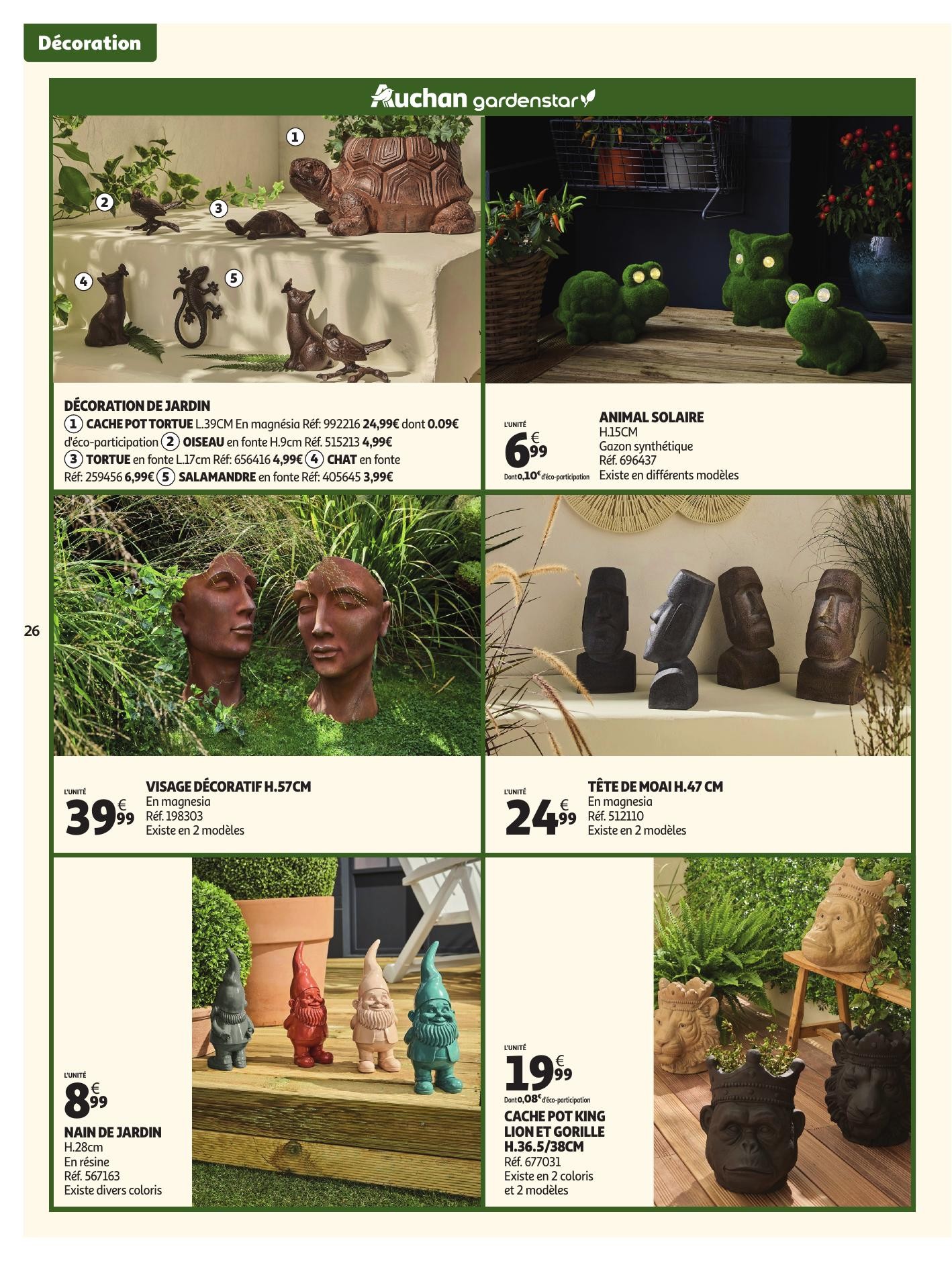 auchan catalogue jardinage meubles jardin - page 26