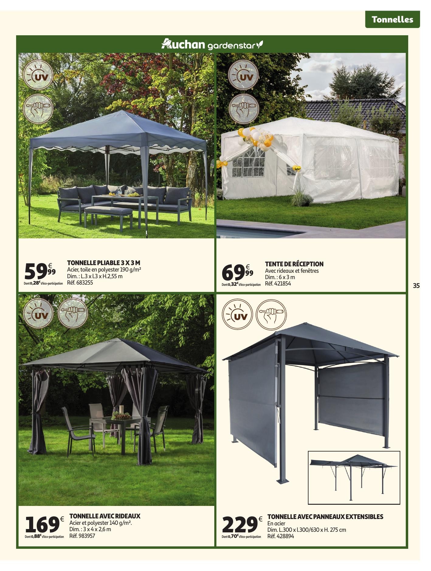 auchan catalogue jardinage meubles jardin - page 35