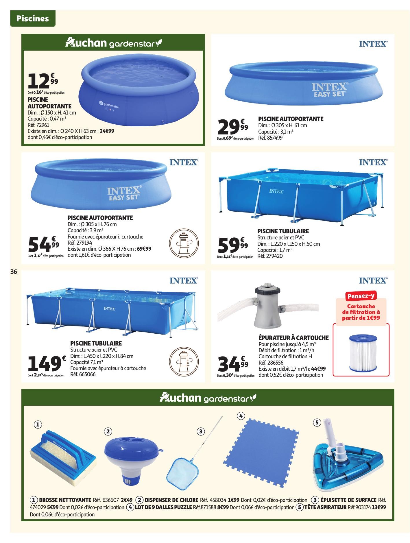 auchan catalogue jardinage meubles jardin - page 36