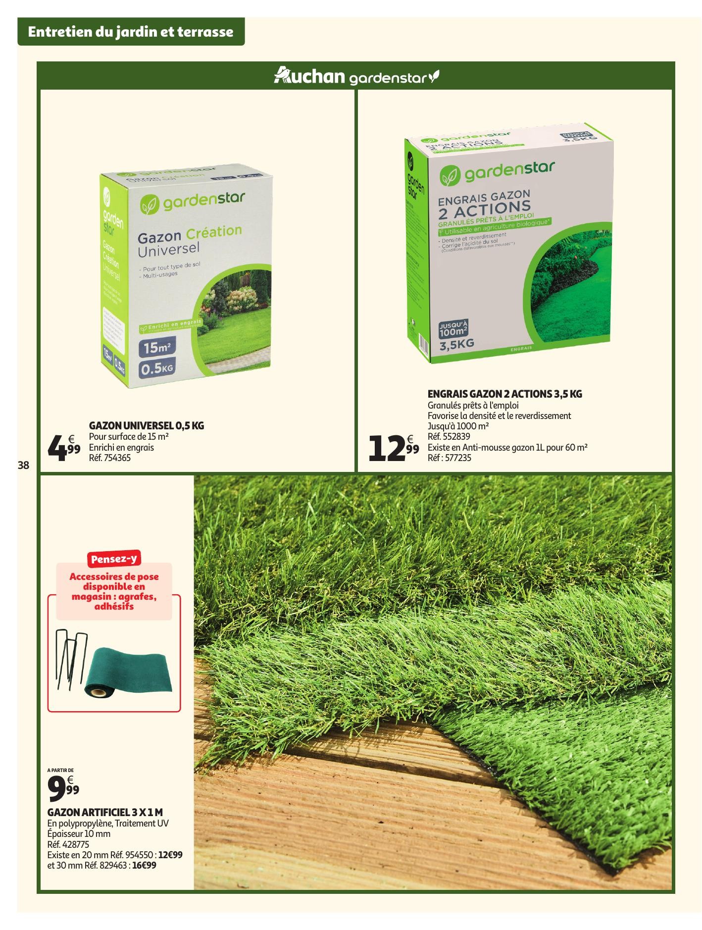 auchan catalogue jardinage meubles jardin - page 38