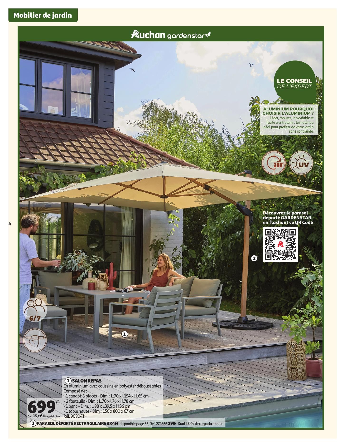 auchan catalogue jardinage meubles jardin - page 4