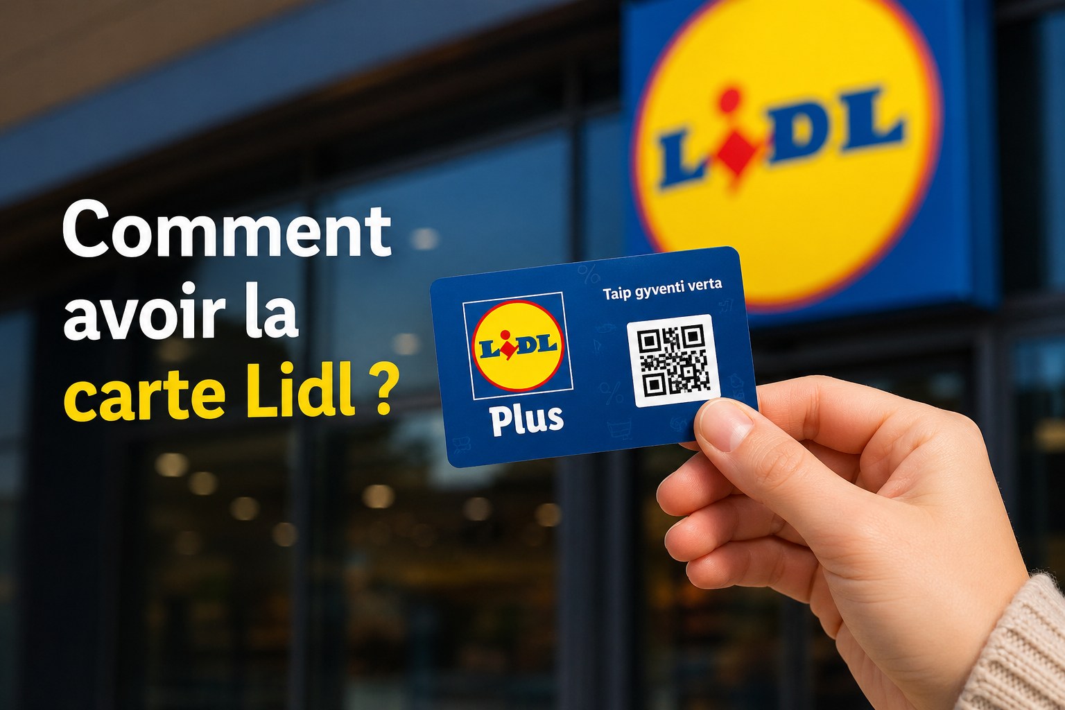 Comment avoir la carte Lidl