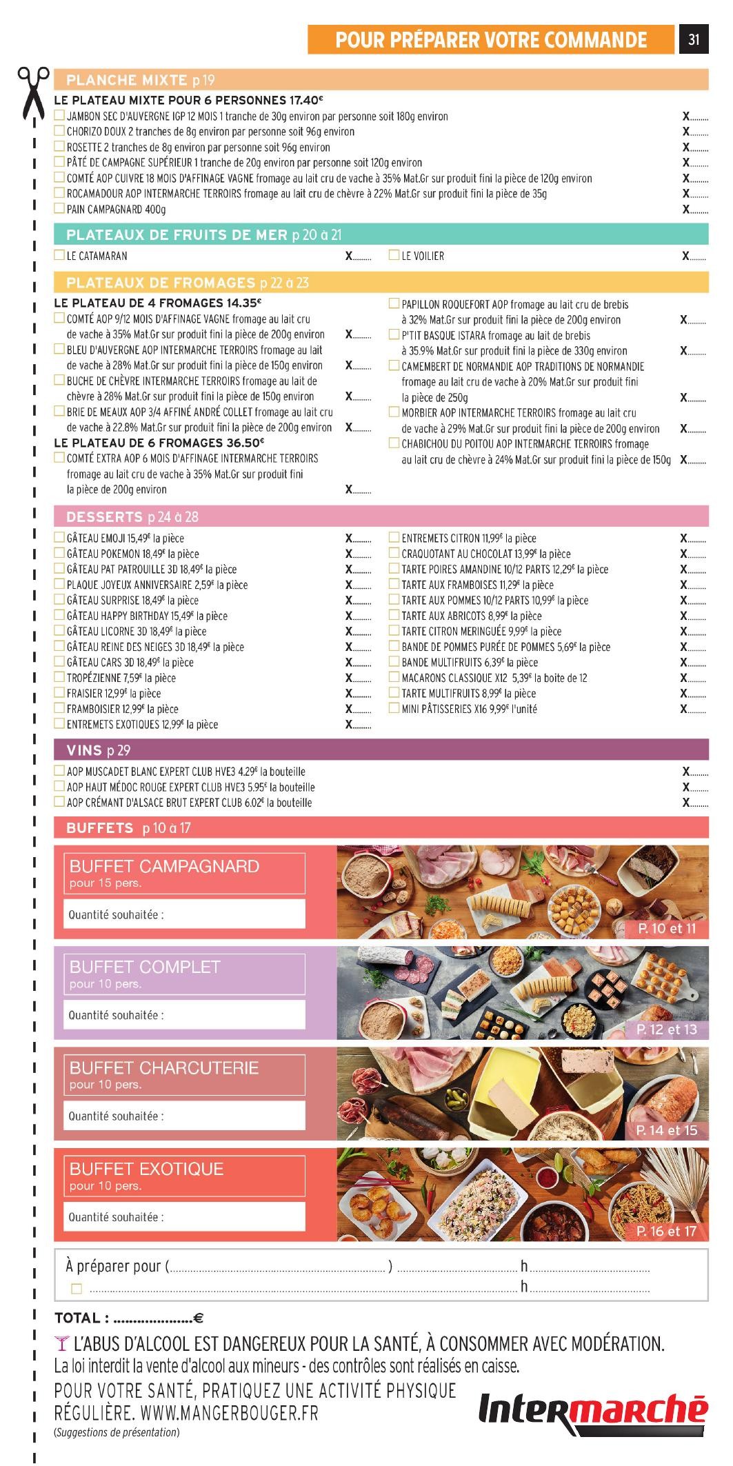 intermarche catalogue es menus traiteur - page 31