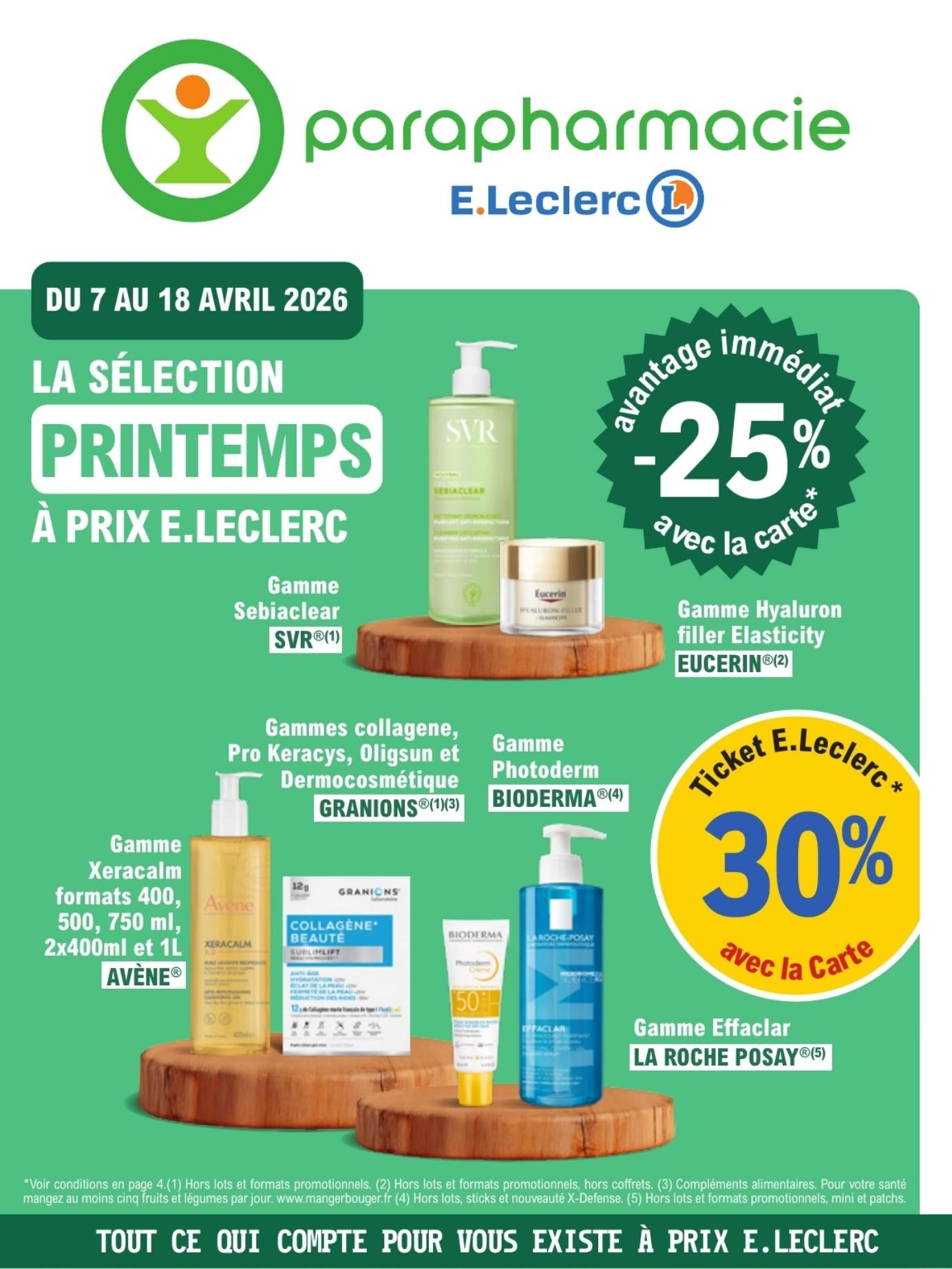 leclerc catalogue parapharmacie leclerc - page 1