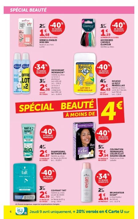 super u catalogue la beaute a prix bas - page 6
