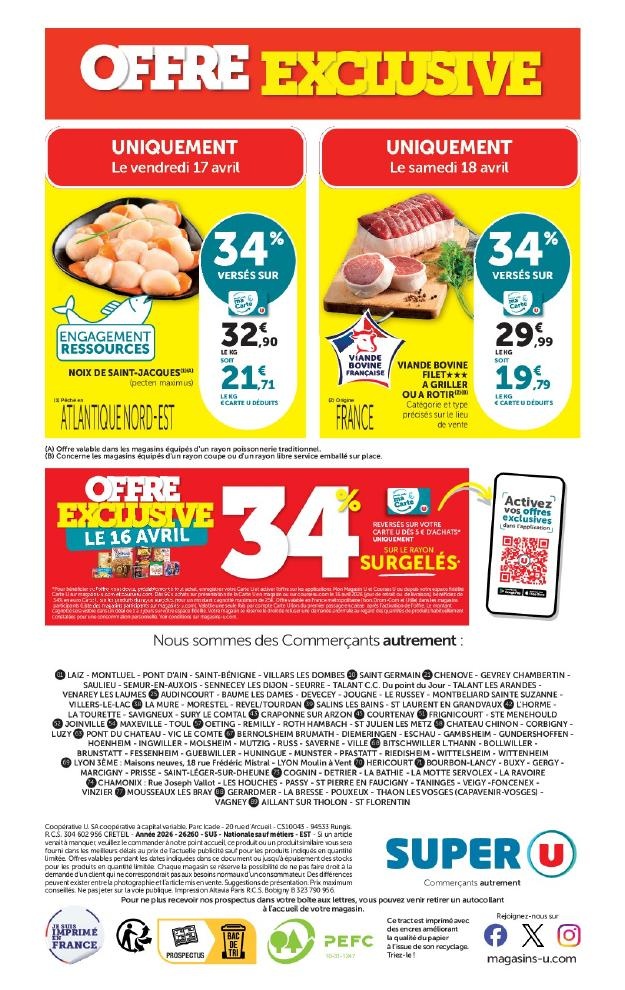 super u catalogue la beaute a prix bas - page 32