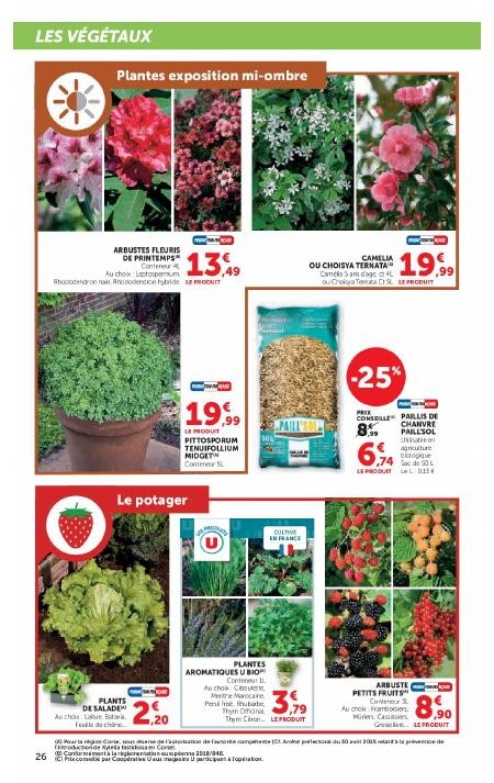 super u catalogue le jardin a prix bas - page 26