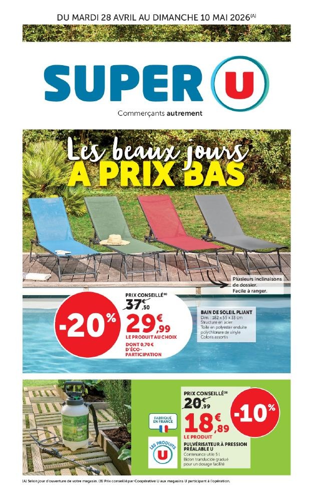 super u catalogue le jardin a prix bas - page 1