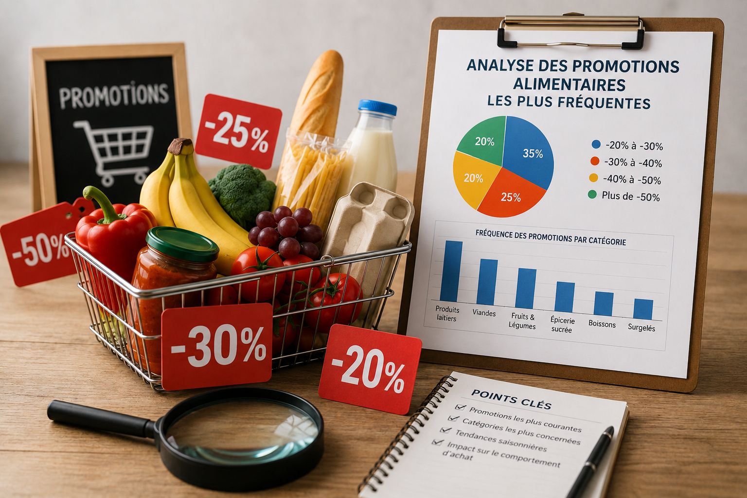 Analyse des promotions alimentaires les plus fréquentes