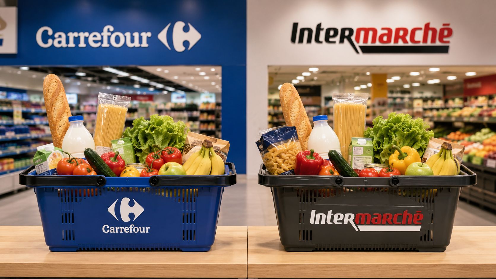 Carrefour ou Intermarché le moins cher