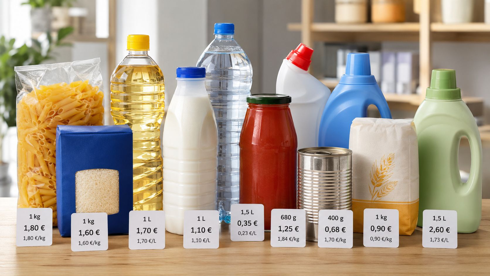 Comparer les prix au kilo et au litre avant d’acheter en promotion