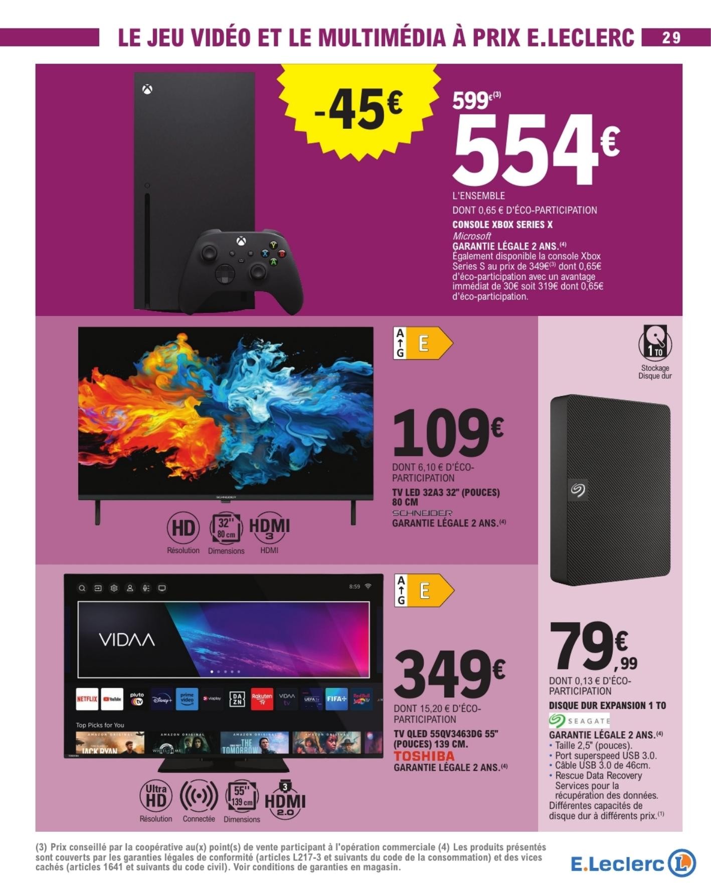 leclerc catalogue de cette semaine - page 29