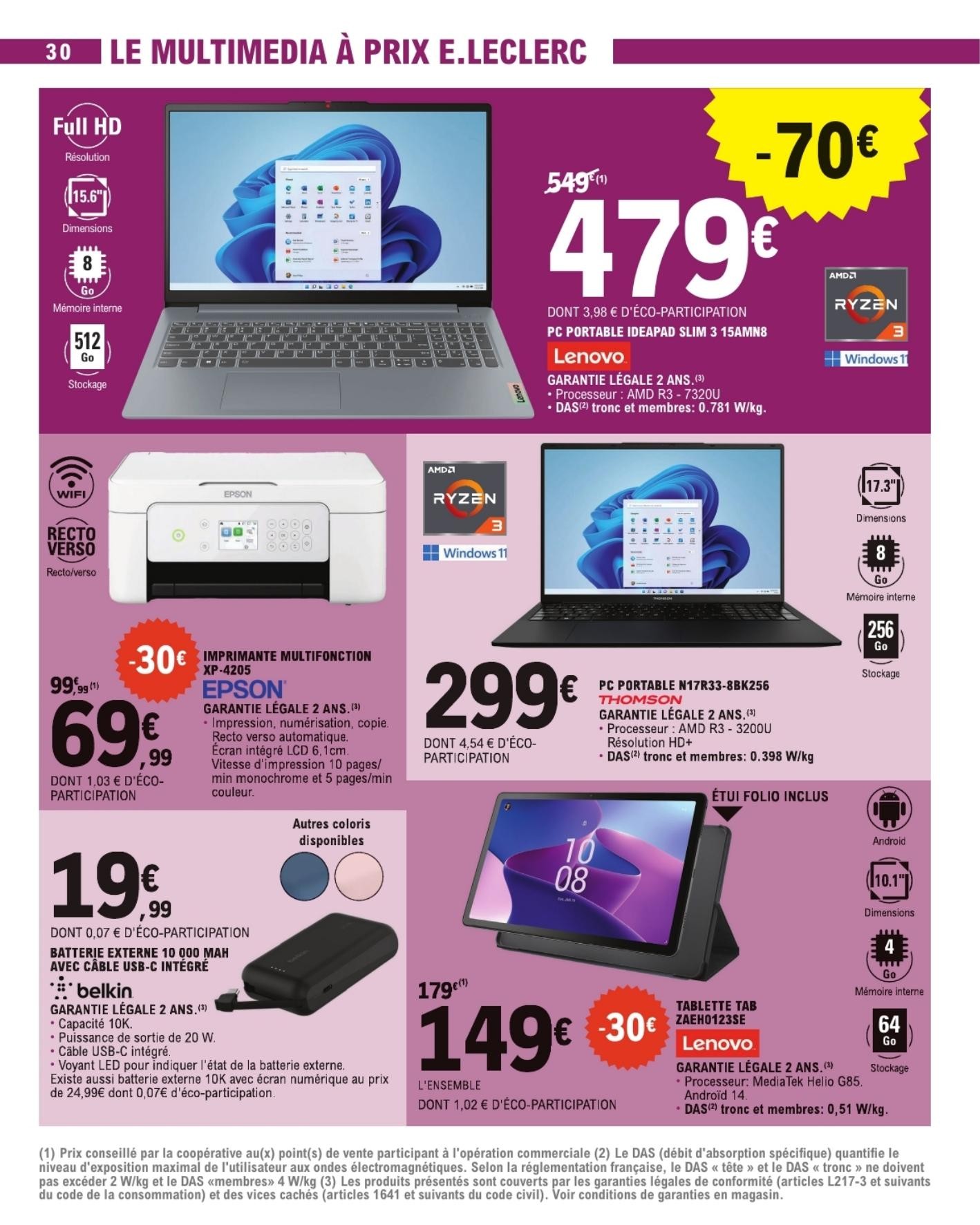 leclerc catalogue de cette semaine - page 30