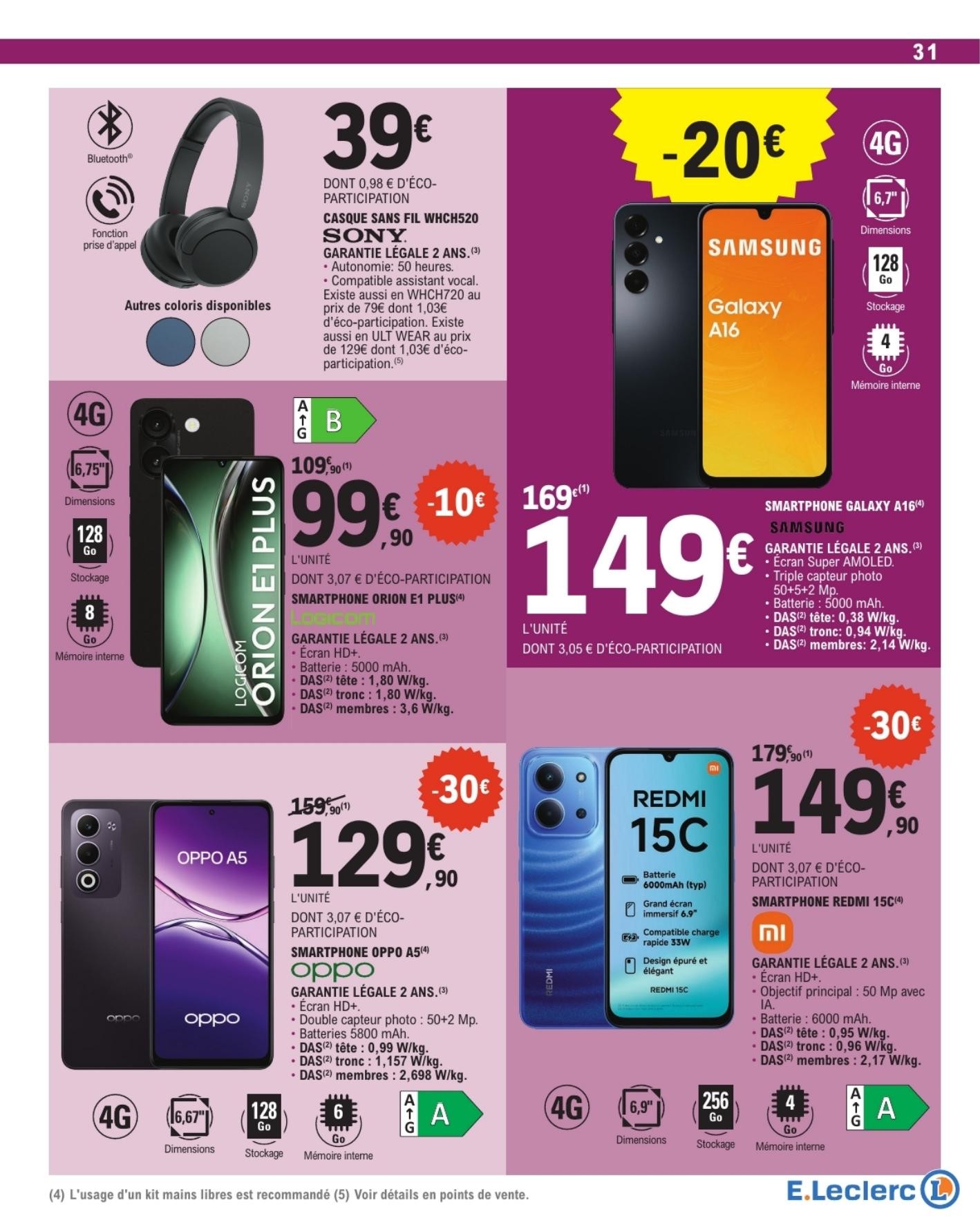 leclerc catalogue de cette semaine - page 31