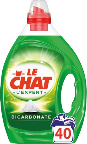Bidon de lessive liquide Le Chat au bicarbonate 40 lavages