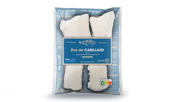 Dos de cabillaud MSC Picard à -20 % avec la carte Picard et Nous