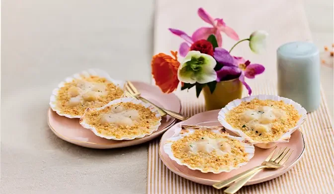 Coquilles aux noix de Saint-Jacques à la bretonne Picard
